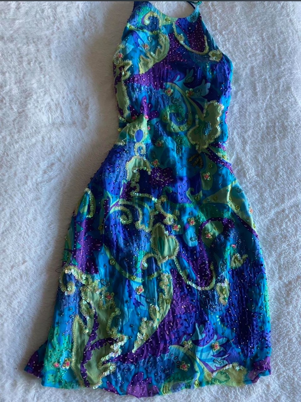 Vintage beaded Cache Dress